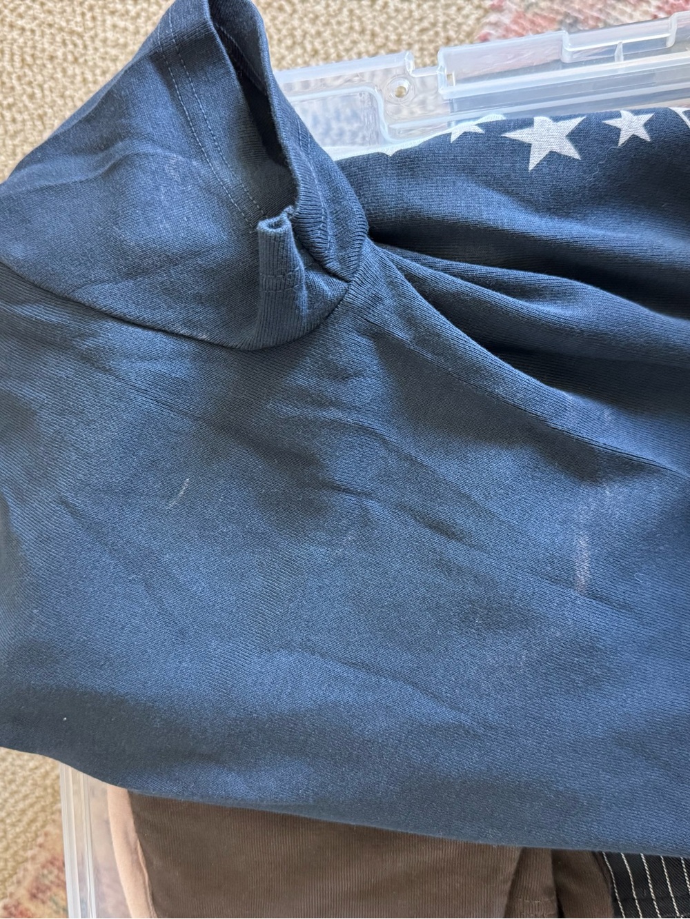 Brandy Melville Navy Nashville Graphic Baby Tee - Picture 5 of 5